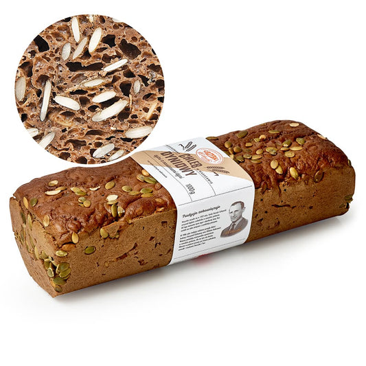 GRZYBKI Chleb dyniowy. 23,99 zl/kg