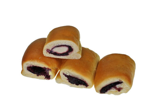 OLSZA KRAINA WYPIEKOW Jagodzianki mini ze smietana. 37,48 zl/kg