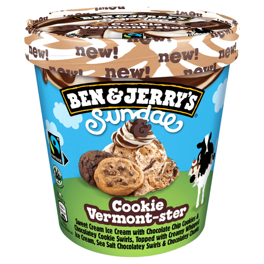 BEN&JERRY'S Lody Sundae Cookie Vermont-ster. 79,60 zl/l